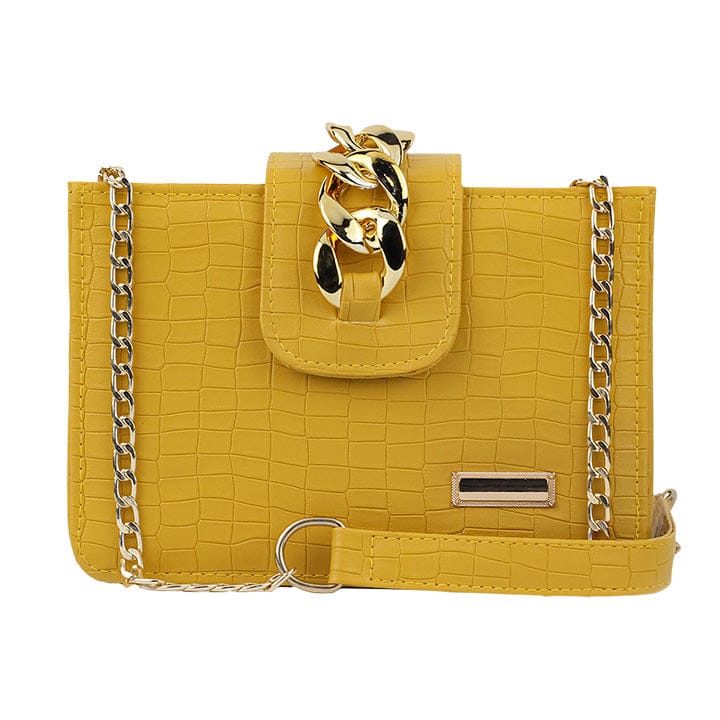 Modus Croc-Textured Crossbody Bag - Bellaria